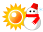 晴れ時々雪
