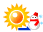 晴れのち一時雪