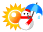 晴れ時々雪か雨