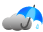 曇り時々雨