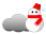曇り時々雪
