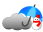 曇り時々雨か雪