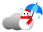 曇り時々雪か雨